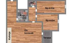 Trosoban stan, Novi Sad, Telep, prodaja, 65m2, 149830e, id1007245